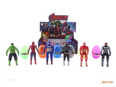 TRANSFORMER THE AVENGERS,12PCS/DISPLAY BOX,6ASTD