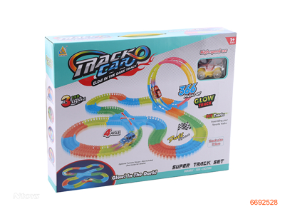 GROW DRAK TRAIN TRACK,W/O 1*AA BATTERIES,366PCS