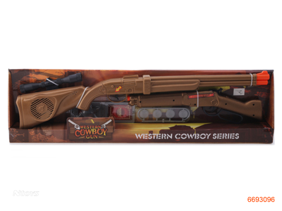 B/O COWBOY SET,W/3*AG13 BATTERIES IN GUN