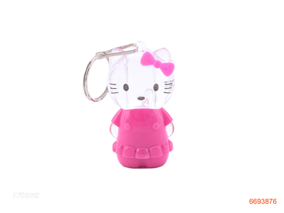 KEYCHAIN,W/FLASHING LIGHT/BUTTON BATTERIES