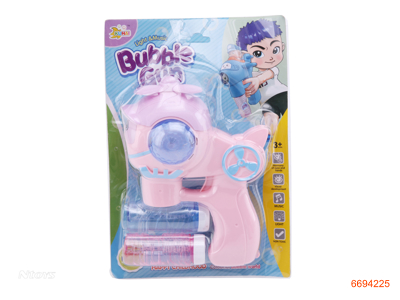 B/O BUBBLE GUN,W/LIGHT/MUSIC,W/O 3*AA BATTERIES,2COLOUR