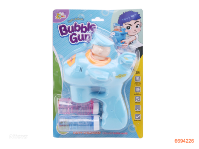 B/O BUBBLE GUN,W/LIGHT/MUSIC,W/O 3*AA BATTERIES,2COLOUR