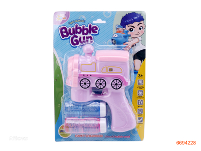 B/O BUBBLE GUN,W/LIGHT/MUSIC,W/O 3*AA BATTERIES,2COLOUR