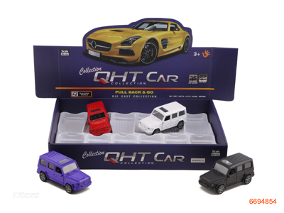 1:32 PULL BACK DIE-CAST CAR,12PCS/DISPLAY BOX,4COLOUR