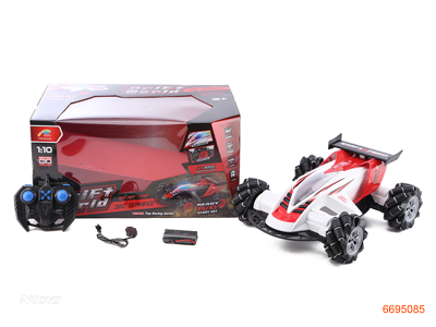 1:10 4CHANNELS R/C CAR,W/LIGHT/MUSIC/7.4V BATTERIES IN CAR/USB,W/O 2*AA BATTERIES IN CONTROLLER,2COLOUR