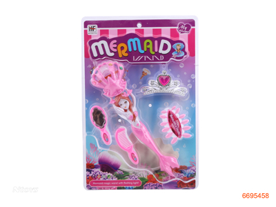 MAGIC SHAPESHIFTING MERMAID,W/LIGHT/2*AG13 BATTERIES