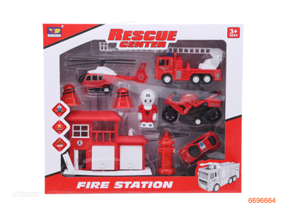 P/B FIRE CAR SET