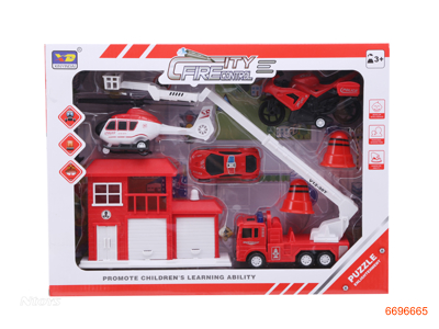 P/B FIRE CAR SET