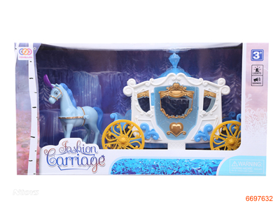 CARRIAGE,W/LIGHT/MUSIC/3*AG13 BATTERIES