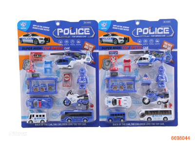 P/B POLICE SET,2ASTD