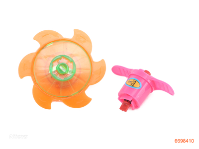 WIND UP FLASHING TOP,W/2PCS BUTTON BATTERIES