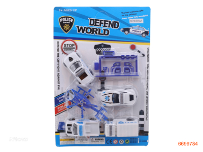 FREE WHEEL POLICE SET