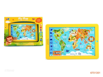 PLAY PAD (LEARN ANIMALS AROUND THE WORLD,CONTINENTS AND OCEAN) NOT INCLUDE 3AAA BATTERIES