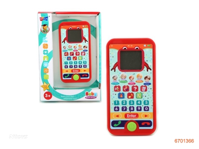 256POINT LCD LEARNING PHONE IN ENGLISH.W/O 3AAA BATTERIES