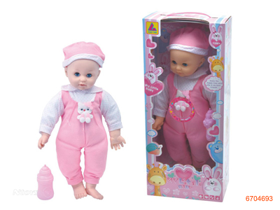 16''STUFFED DOLL W/IC/2*AG3 BATTERIES