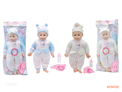 16''STUFFED DOLL W/4SOUNDS IC.W/3*AG13 BATTERIES,2COLOUR