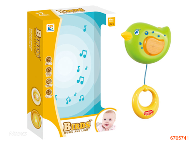 BABY RATTLE W/LIGHT/MUSIC/2*AAA BATTERIES