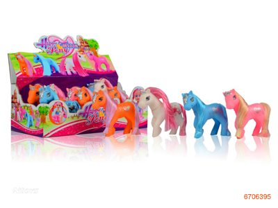 VINYL HORSE.12PCS/BOX