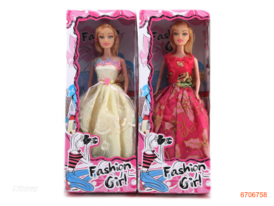 11.5''FASHION DOLL.2ASTD