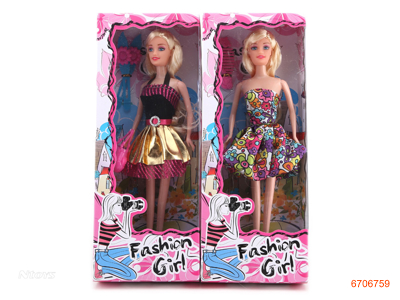 11.5''FASHION DOLL.2ASTD