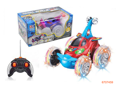 4CHANNELS R/C SKIP CAR W/LIGHT.W/O 3AA BATTERIES IN CAR,2AA BATTERY IN CONTROLLER