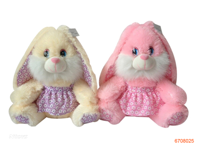 38CM PLUSH RABBIT.2COLOUR