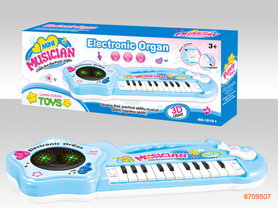 3D ELECTRIC KEYBOARD W/LIGHT/MUSIC.W/O 3AA BATTERIES