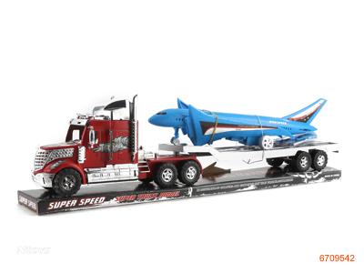 F/P TRUCK W/1PCS FRICTION AIRLINER.3COLOUR