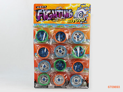 DIE-CAST YOYO.12PCS