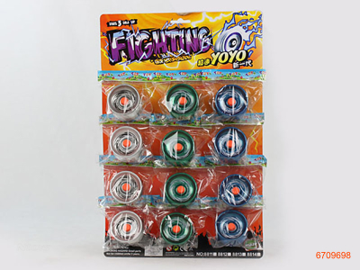 DIE-CAST YOYO.12PCS