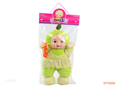 16''STUFFED DOLL W/LIGHT/ENGLISH IC.W/O 2AA BATTERIES