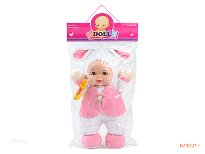 16''STUFFED DOLL W/LIGHT/ENGLISH IC.W/O 2AA BATTERIES