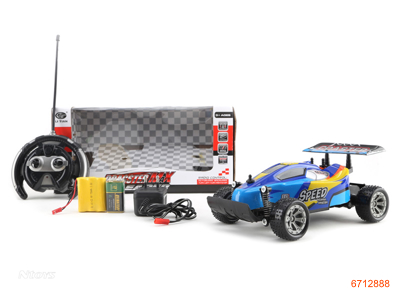 1:18 4CHANNELS R/C CAR W/3.6V BATTERIES IN CAR/CHARGER.1*9V BATTERY IN CONTROLLER.2COLOUR