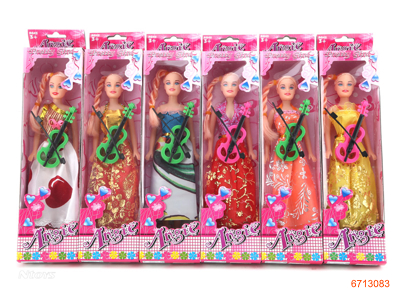 11''FASHION DOLL.6ASTD