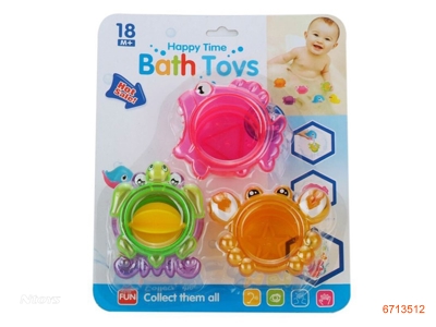 BATH TOYS.4COLOUR