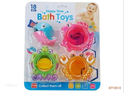 BATH TOYS.4COLOUR