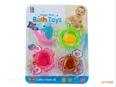 BATH TOYS.4COLOUR