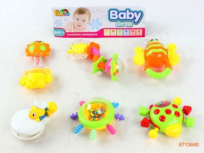 BABY RATTLE.6PCS