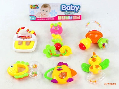 BABY RATTLE.6PCS