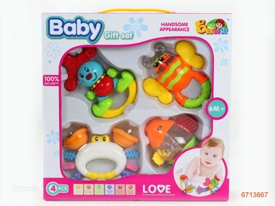 BABY RATTLE.4PCS