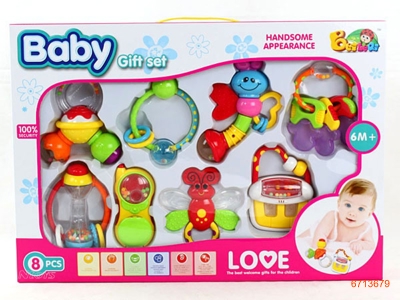 BABY RATTLE.8PCS