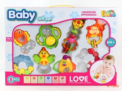 BABY RATTLE.8PCS