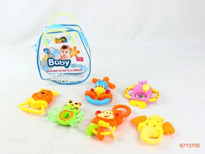 BABY RATTLE.6PCS