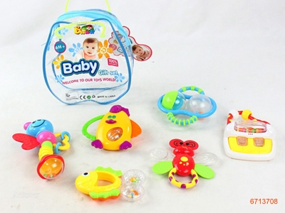 BABY RATTLE.6PCS