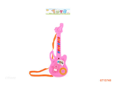 B/O GUITAR W/LIGHT/MUSIC,W/O 2*AA BATTERIES 3COLOUR