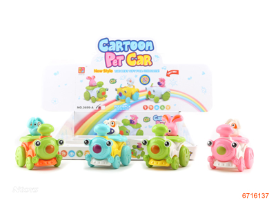 P/B CARTOON CAR.3ASTD.4COLOUR.12PCS/BOX