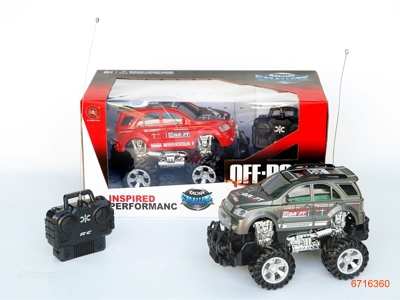 1;18 4CHANNEL R/C CAR W/O 3*AA BATTERIES IN CAR & 2*AA BATTERIES IN CONTROLLER 2COLOUR