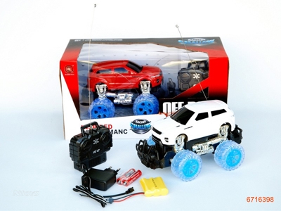 1;18 4CHANNEL R/C CARW/LIGHT/CHARGER/3.6V BATTERIES IN CAR & 2*AA BATTERIES IN CONTROLLER 2COLOUR