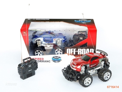 1;18 4CHANNEL R/C CAR W/O 3*AA BATTERIES IN CAR & 2*AA BATTERIES IN CONTROLLER 2COLOUR