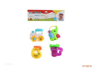 BABY RATTLE 4PCS